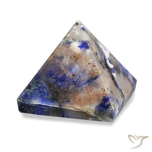 Sodalite blu navy naturale da 71,08 ct, quadrato, opaco