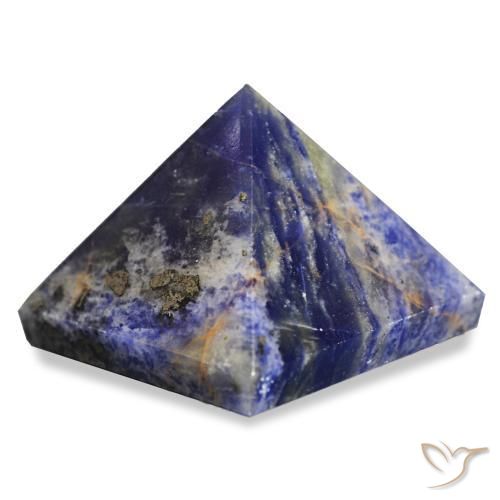 Sodalite blu navy naturale da 75,20 ct, quadrato, opaco