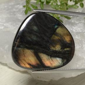 Spettrolite Multicolore naturale da 24.99 ct, Forma fantasia, Opaco