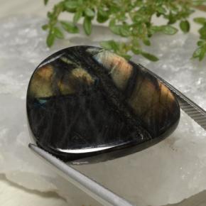 Spettrolite Multicolore naturale da 24.99 ct, Forma fantasia, Opaco