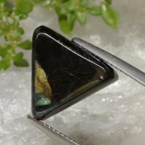 Spettrolite naturale multicolore da 5,25 ct, trillion, opaco