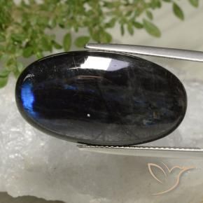 Spettrolite Multicolore naturale da 21.87 ct, Ovale, Opaco