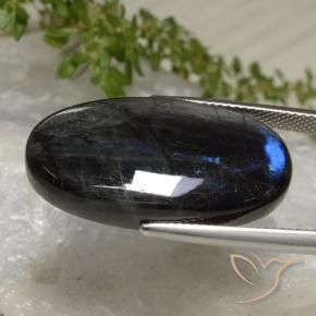Spettrolite Multicolore naturale da 21.87 ct, Ovale, Opaco