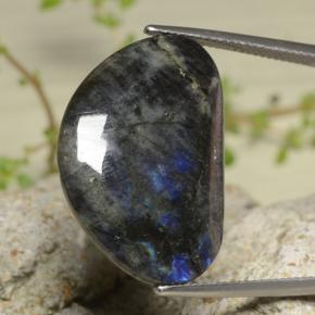 Spettrolite naturale multicolore da 16,24 ct, forma fantasia, opaco