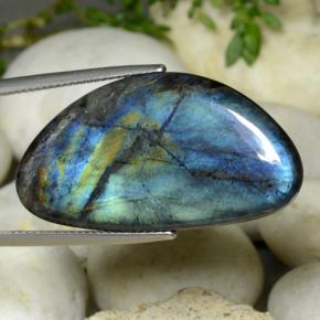 Spettrolite Multicolore naturale da 20.62 ct, Forma fantasia, Opaco