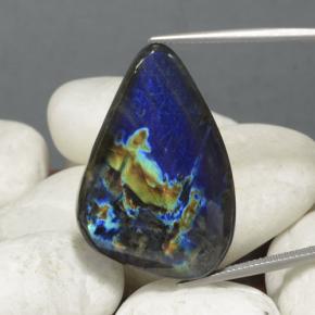 Spettrolite naturale multicolore da 27,00 ct, forma fantasia, opaco
