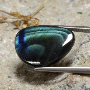 Spettrolite Multicolore naturale da 9.82 ct, Forma fantasia, Opaco