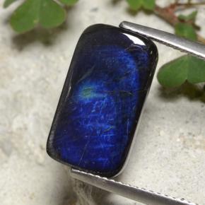 Spettrolite Multicolore naturale da 4.98 ct, Taglio a cuscino, Opaco