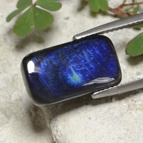 Spettrolite Multicolore naturale da 4.98 ct, Taglio a cuscino, Opaco