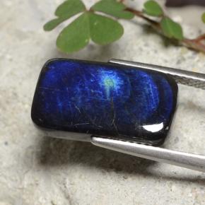 Spettrolite Multicolore naturale da 4.98 ct, Taglio a cuscino, Opaco