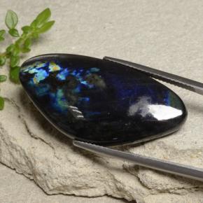 Spettrolite naturale multicolore da 23,37 ct, forma fantasia, opaco