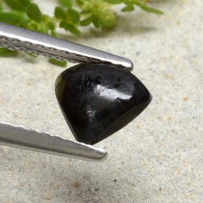 Spettrolite naturale multicolore da 0,69 ct, taglio a pera, opaco