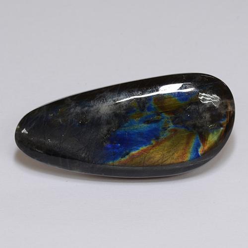 Spettrolite Multicolore naturale da 16.28 ct, Forma fantasia, Opaco