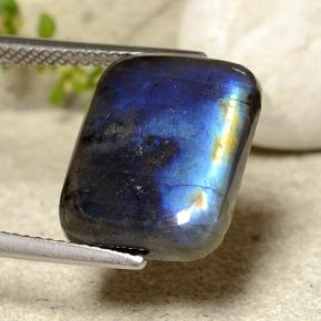 Spettrolite Multicolore naturale da 6.99 ct, Taglio a cuscino, Opaco