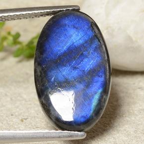 Spettrolite Multicolore naturale da 5.19 ct, Taglio ovale, Opaco