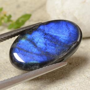 Spettrolite Multicolore naturale da 5.19 ct, Taglio ovale, Opaco