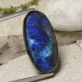 Spettrolite Multicolore naturale da 5.96 ct, Taglio ovale, Opaco