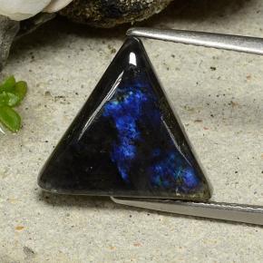 Spettrolite Multicolore naturale da 4.53 ct, Taglio trillion, Opaco