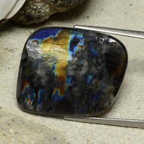 Spettrolite Multicolore naturale da 14.46 ct, Forma fantasia, Opaco