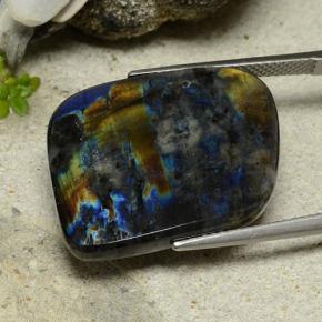 Spettrolite Multicolore naturale da 14.46 ct, Forma fantasia, Opaco