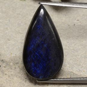 Spettrolite Multicolore naturale da 6.53 ct, Forma a pera, Opaco