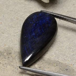 Spettrolite Multicolore naturale da 6.53 ct, Forma a pera, Opaco