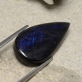 Spettrolite Multicolore naturale da 6.53 ct, Forma a pera, Opaco