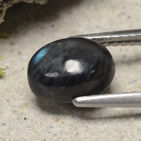 Spettrolite Multicolore naturale da 1.49 ct, Taglio ovale, Opaco