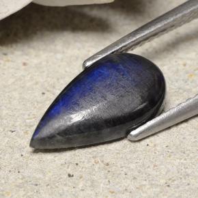 Spettrolite Multicolore naturale da 1.74 ct, Forma a pera, Opaco