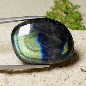 Spettrolite naturale multicolore da 18,14 ct, forma fantasia, opaco