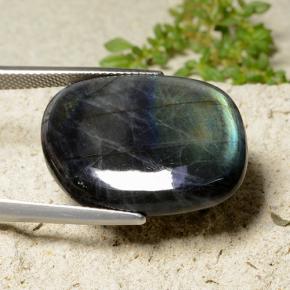 Spettrolite naturale multicolore da 18,14 ct, forma fantasia, opaco