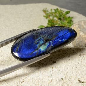 Spettrolite naturale multicolore da 16,83 ct, forma fantasia, opaco