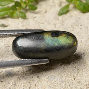 Spettrolite Multicolore naturale da 2.84 ct, Taglio ovale, Opaco