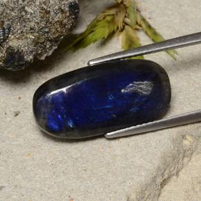 Spettrolite Multicolore naturale da 6.49 ct, Taglio a cuscino, Opaco