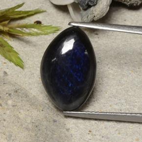 Spettrolite naturale multicolore da 4,59 ct, forma fantasia, opaco