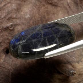 Spettrolite Multicolore naturale da 16.82 ct, Taglio ovale, Opaco