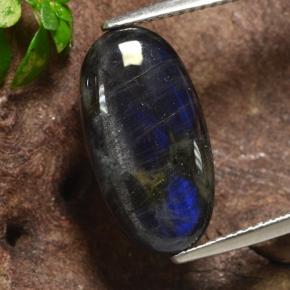 Spettrolite Multicolore naturale da 5.07 ct, Taglio ovale, Opaco