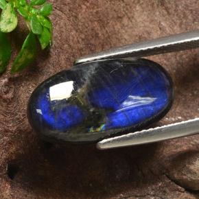 Spettrolite Multicolore naturale da 5.07 ct, Taglio ovale, Opaco