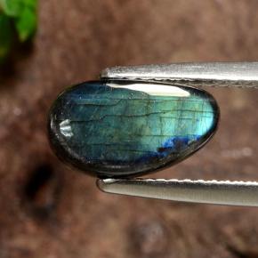 Spettrolite Multicolore naturale da 1.95 ct, Forma fantasia, Opaco