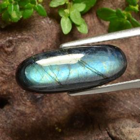 Spettrolite Multicolore naturale da 4.18 ct, Taglio ovale, Opaco