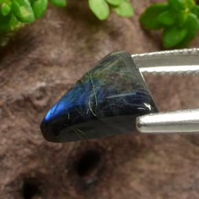 Spettrolite Multicolore naturale da 3.07 ct, Taglio trillion, Opaco