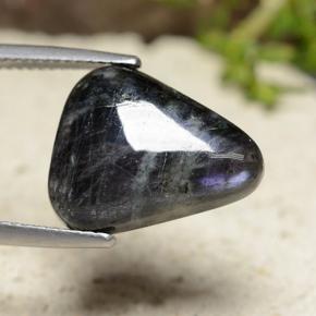 Spettrolite Multicolore naturale da 6.45 ct, Taglio trillion, Opaco