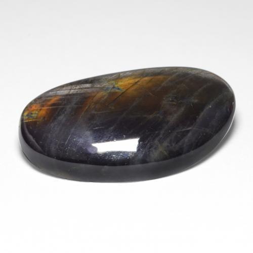 Spettrolite naturale multicolore da 9,95 ct, forma fantasia, opaco