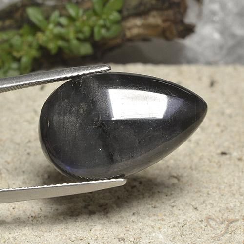 Spettrolite Multicolore naturale da 14.15 ct, Forma a pera, Opaco
