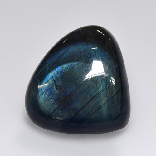 Spettrolite Multicolore naturale da 9.77 ct, Forma a pera, Opaco