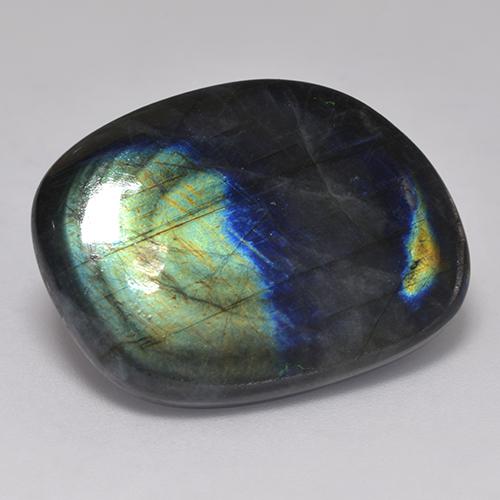 Spettrolite Multicolore naturale da 18.14 ct, Forma fantasia, Opaco