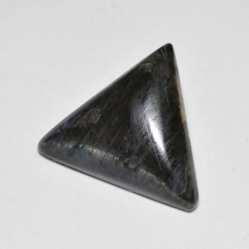 Spettrolite Multicolore naturale da 4.11 ct, Taglio trillion, Opaco