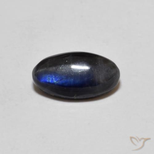 Spettrolite Multicolore naturale da 0.77 ct, Taglio ovale, Opaco