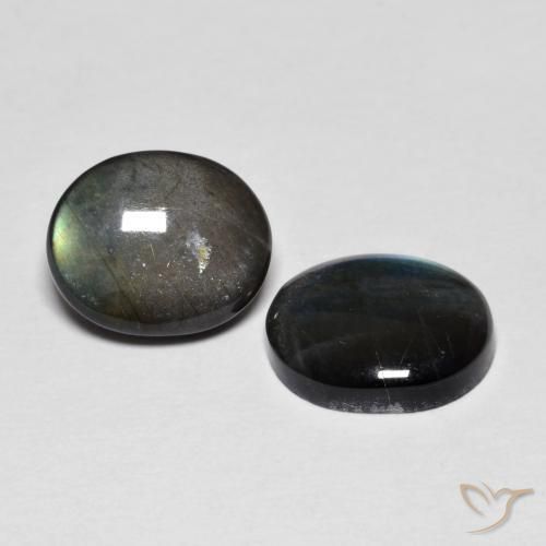 Gemme di Spettrolite Multicolore naturale da 4.35 ct, Ovale, Opaco