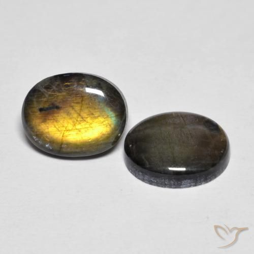 Gemme di Spettrolite Multicolore naturale da 4.35 ct, Ovale, Opaco